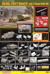 Dragon 1/35 6664 Sd.Kfz.251/1 Ausf.D mit 7.5cm PaK 40 (2 in 1) Brand New Kit