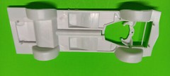 1974 Chevy Malibu 1/25 NASCAR Stock Car Lennie Pond Frame Chassis Axle Rear End