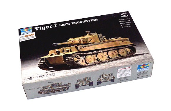 TRUMPETER 07244 Military Model 1/72 Tiger I Late Procuction Scale Hobby P7244