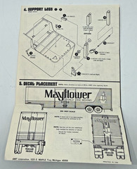 Vintage AMT Mayflower Moving Van Trailmobile 1/25 Model T514 Semi Trailer 1978