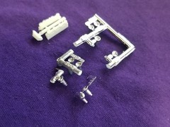 INJECTON SYSTEM for DESOTO HEMI ENGINE from 1953 Ford F100 AMT 1:25 Model Kit 53