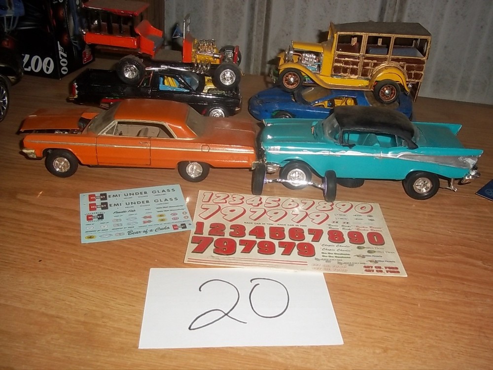 Model Car Junkyard/Parts Lot Salvage Built Plastic Models #20