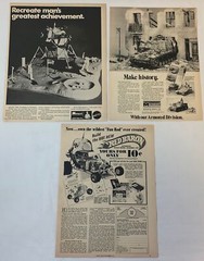 1970s MONOGRAM model/hobby kit ad lot/collection ~ lot of 43 ads