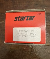 Starter Model Kit Ferrari F1 Monza 1988 2 Version France Automobile Racing Car