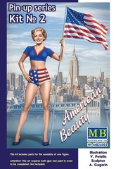 1:24 Master box 24002 – “Betty” American Beauty – Pin-Up Series Kit #2 Model Kit