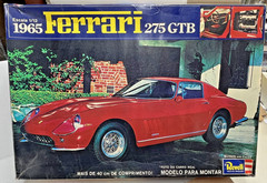 1/12 Revell 1965 Ferrari 275 GTB Plastic Model Kit 1979 Made In Brazil Sealed