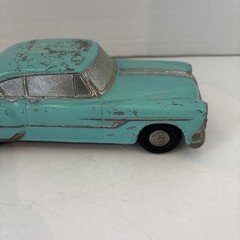 1953 Pontiac Chieftain Promo Metal Model Car Bank by Banthrico Autobank Teal