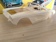SUPER RARE! ORIGINAL SMP AMT 1960 CHEVY CORVETTE CONVERTIBLE Model Kit GORGEOUS!