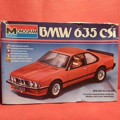 Body Shell & Frame BMW 635 csi 1:25 Scale Model Car Part Monogram