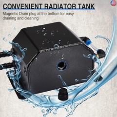 Universal Coolant Overflow Tank,Aluminum Radiator Overflow Tank,Coolant