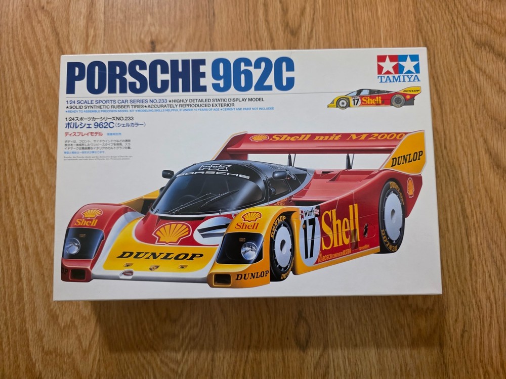 1/24th Tamiya Porsche 962C Shell