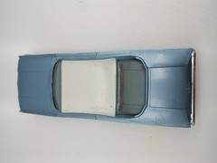 Vintage 1960 Ford Galaxie Starliner AMT Friction Promo Car Turquoise Hard Top