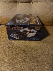 MPC T.J. Hooker Police Car 1:25 Model Kit, Molded in Black, 1-0676