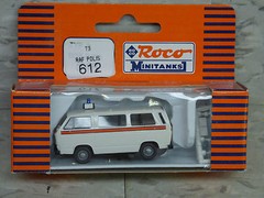 Roco Minitanks / Herpa (New) Modern RAF T3 Police Van Lot 286
