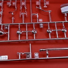 1937 Ford Truck Revell Chrome Grill Bumpers Wipers Shift Model Parts 1:25 New 3