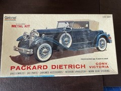 Vintage Gabriel Metal Model Kit 1/22 Scale Packard Dietrich