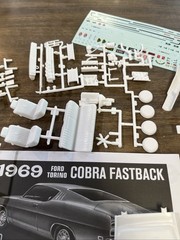AMT 1/25 1969 Ford Torino Cobra Fastback Plastic Model Kit #1217