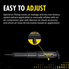 Max-Air MA785 Air Adjustable Air Shock Absorber Pack of 2 for Chevrolet Corvette