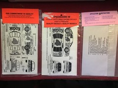 1/24 – 1/25 Vintage 1990’s Nascar Model Decals – #4 – Sold Individually