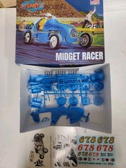 Atlantis Midget Racer 1/20 scale model car platic kit Appears Complete