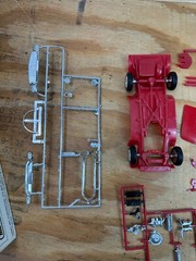 1979 Vintage AMT ’57 T-BIRD From Tv Series VEGAS #3105 1:25 Partially Built