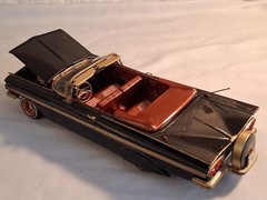 1959 Chevrolet Impala Convertible. Monogram 1/24 scale done ready for display!