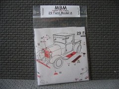 Detail Kit for Revell 1929 Ford A Pick Up 1/25 Photoetch detail parts