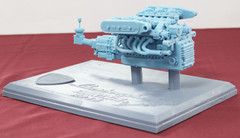 Lamborghini Countach Engine Motor Model Kit 1/8