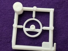 1991 Chevy S-10 Lowrider STOCK STEERING WHEEL from Revell 1:25 Model Kit