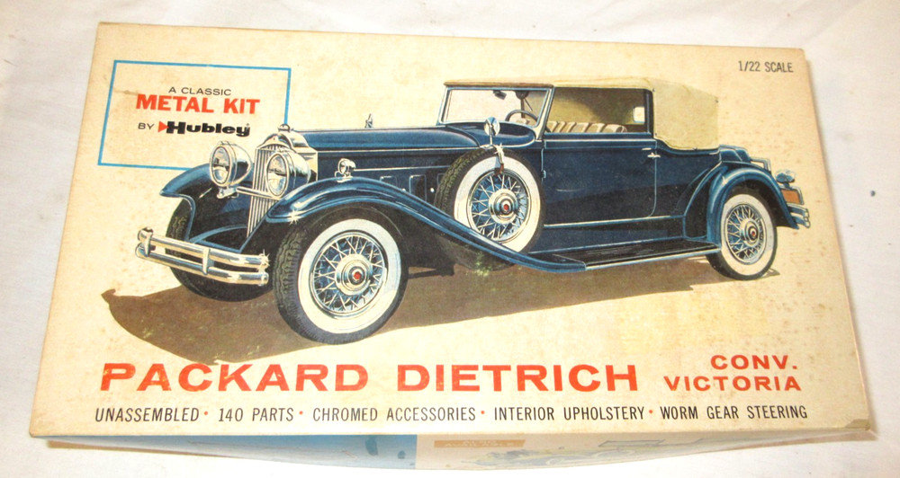 Hubley Metal Kit Packard Dietrich Convertible Victoria, #4863- Open Box