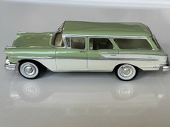 1958 Chevrolet Nomad GM Dealership Promotional Model Car SEA FOAM GREEN/WHITE