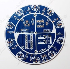 4x Large ROUND PCB Only for Jumbo LED Sequencer Chaser KIT NE555 CD4017 – USA