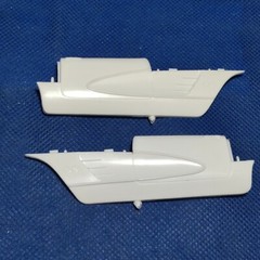 🌟 Body Shell & Frame 1960 Chevy Corvette 1:25 Scale 1000s Model Car Parts 4 Sal