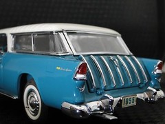 55 Chevy Pickup Truck Race Car Built Metal Model Vintage Classic57Promo1957Nomad