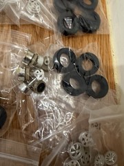 Vintage Lot Of Model Car Kit Tires And Rum Lot