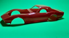 1970 Corvette LT-1 ZR-1 Amt 1/25 Body Glass Windshield Hood Tail Lights Bumpers