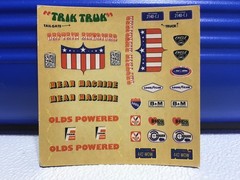 Vintage “TRIK TRUK” OLDS POWERED MODEL DECAL ORIGINAL AMT Sheet