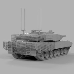 1/72/87/144 Canada Leopard 2A4M Main Battle Tank 3d Printed Model Unpainted