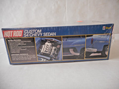Vintage Revell Hot Rod Custom ’54 Chevy Sedan #7113 Model Kit 1/25 NOS