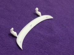 2021 Dodge Charger REAR SPOILER from 1:25 AMT Model Kit HELLCAT