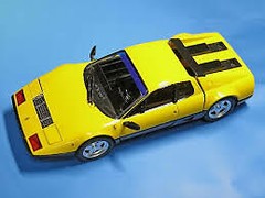 Rare kit Fujimi 1/24 Plastic model kit Ferrari 512BB Yellow Body from Japan 8787