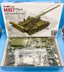 AFV CLUB 1/35 AF35331 M107 175 mm Self-propelled Gun Brand New Complete Kit