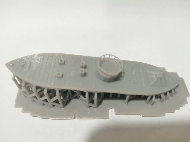 1 /700 The USS Monet armoured battleship of the United States Unpainted