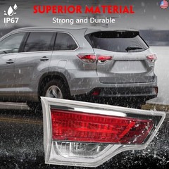 Huray Left Inner Tail Light for Toyota Highlander 2014-2016 Driver Side