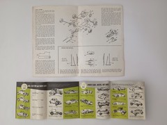 Vintage Assortment of Model Junkyard Parts & Vintage Directions