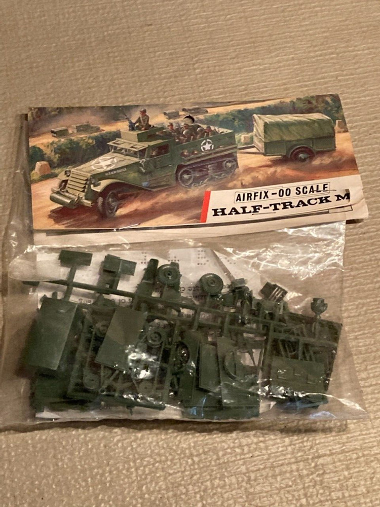 Airfix Half-Track M3 A1 Personnel Carrier Model – Kit # A13 OO Scale – New!!