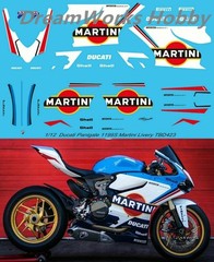 Award Winner Built Tamiya 1/12 Ducati 1199 Panigale S Tricolor +Martini Masking