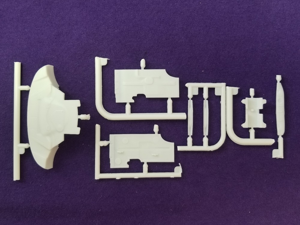 2021 Dodge Charger Hellcat UNDERBODY SHIELDS / PANELS from 1:25 AMT Model Kit