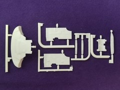 2021 Dodge Charger Hellcat UNDERBODY SHIELDS / PANELS from 1:25 AMT Model Kit