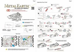 Metal Earth Star Wars First Order Snowspeeder 3D Steel DIY Model Building Kit